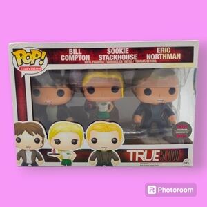 Funko POP! True Blood Sookie Stackhouse Bill Compton Eric Northman 3-Pack Vinyls